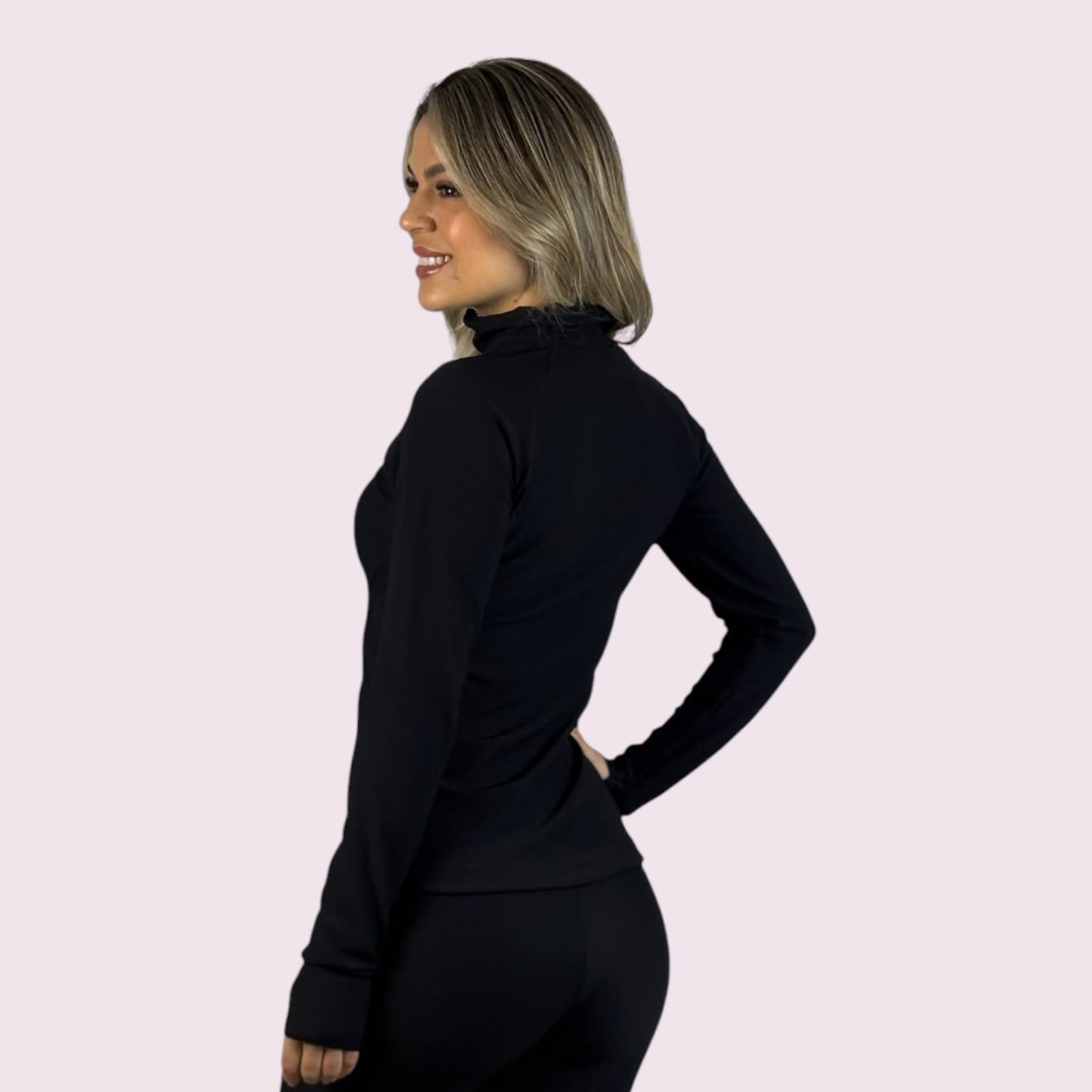 Casaco Carol Cotele Preto