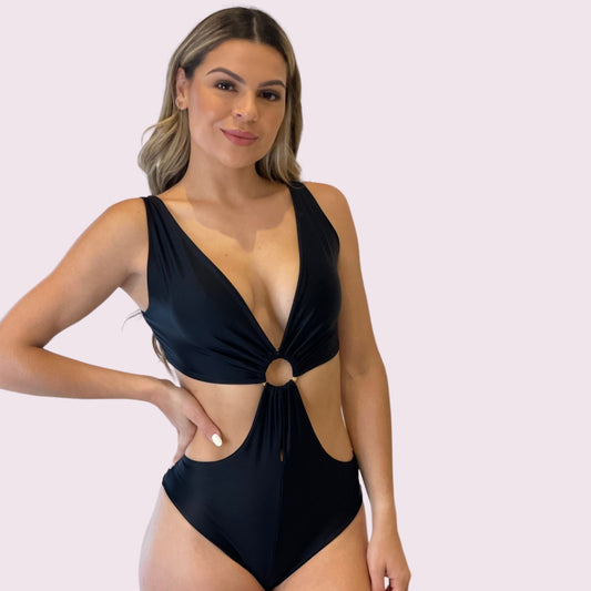 Maiô Bahamas Microtec Preto