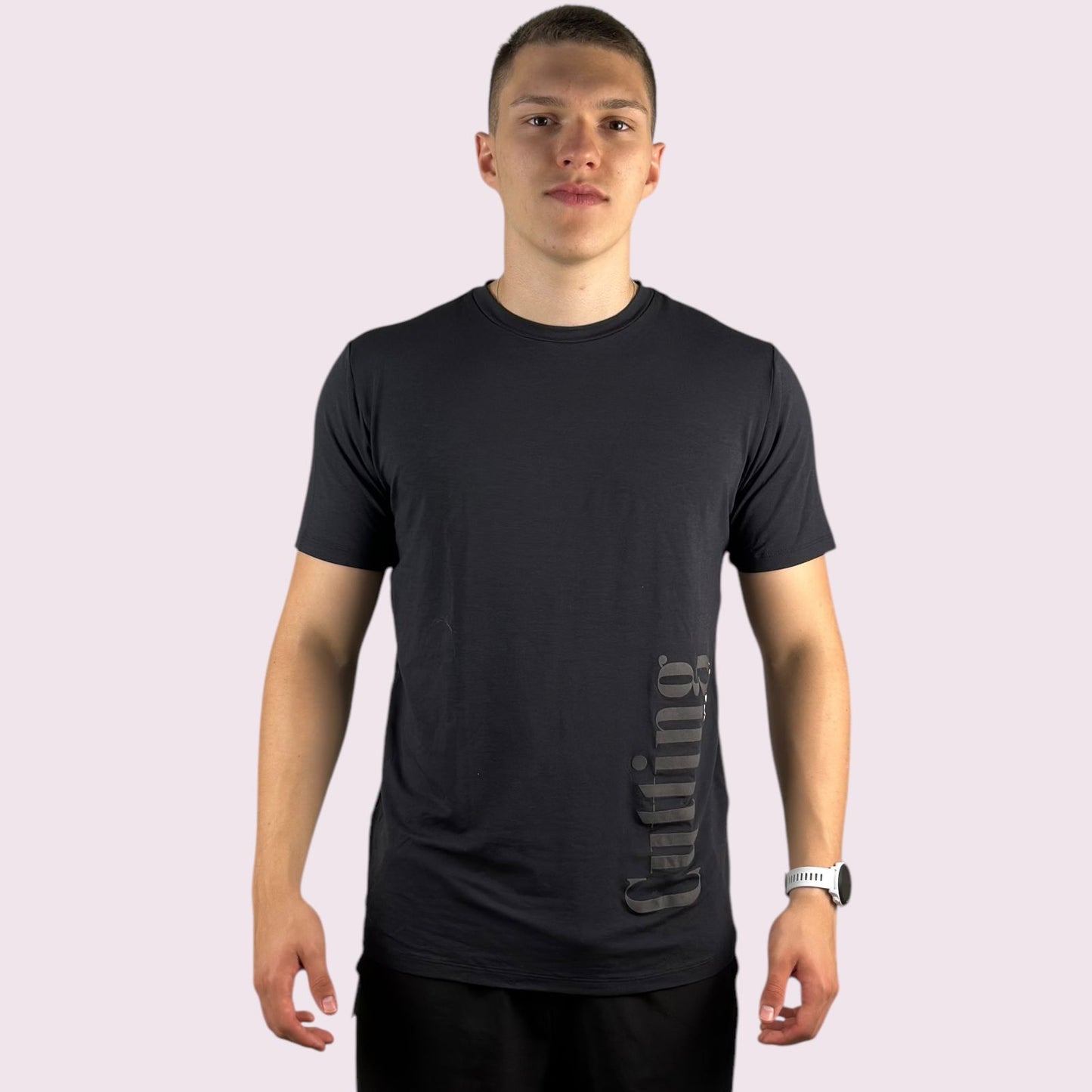 Camiseta Manga Curta Cutting Shallow Preta Unissex