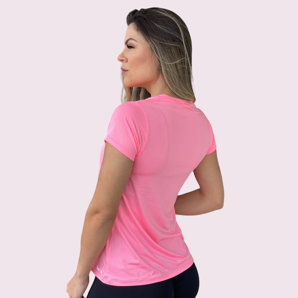Camiseta Dry Fit Rosa