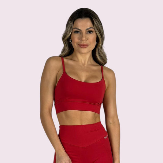 Top Isa Suplex Vermelho