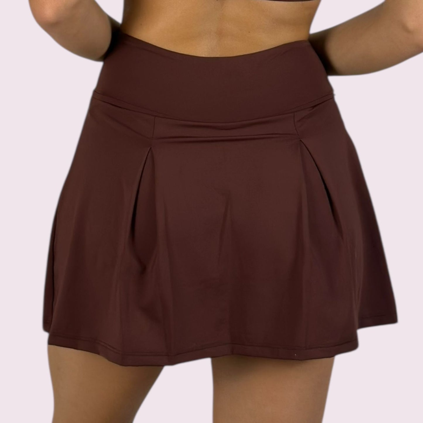 Shorts Saia Lela Suplex Coffee