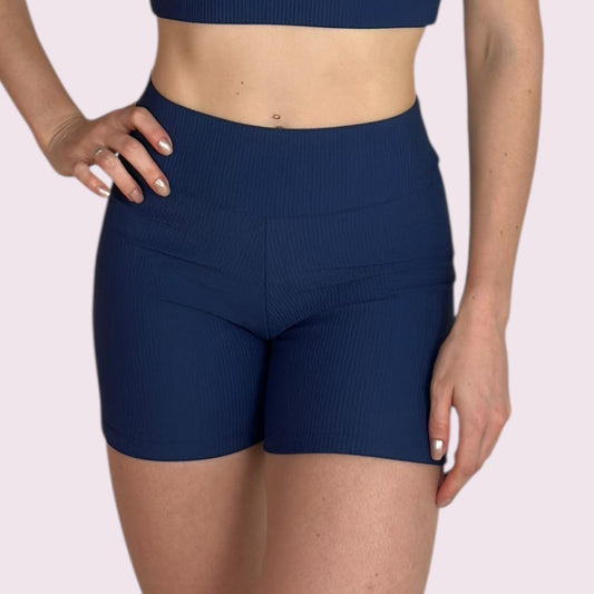 Shorts Cós V Cotelê Marinho