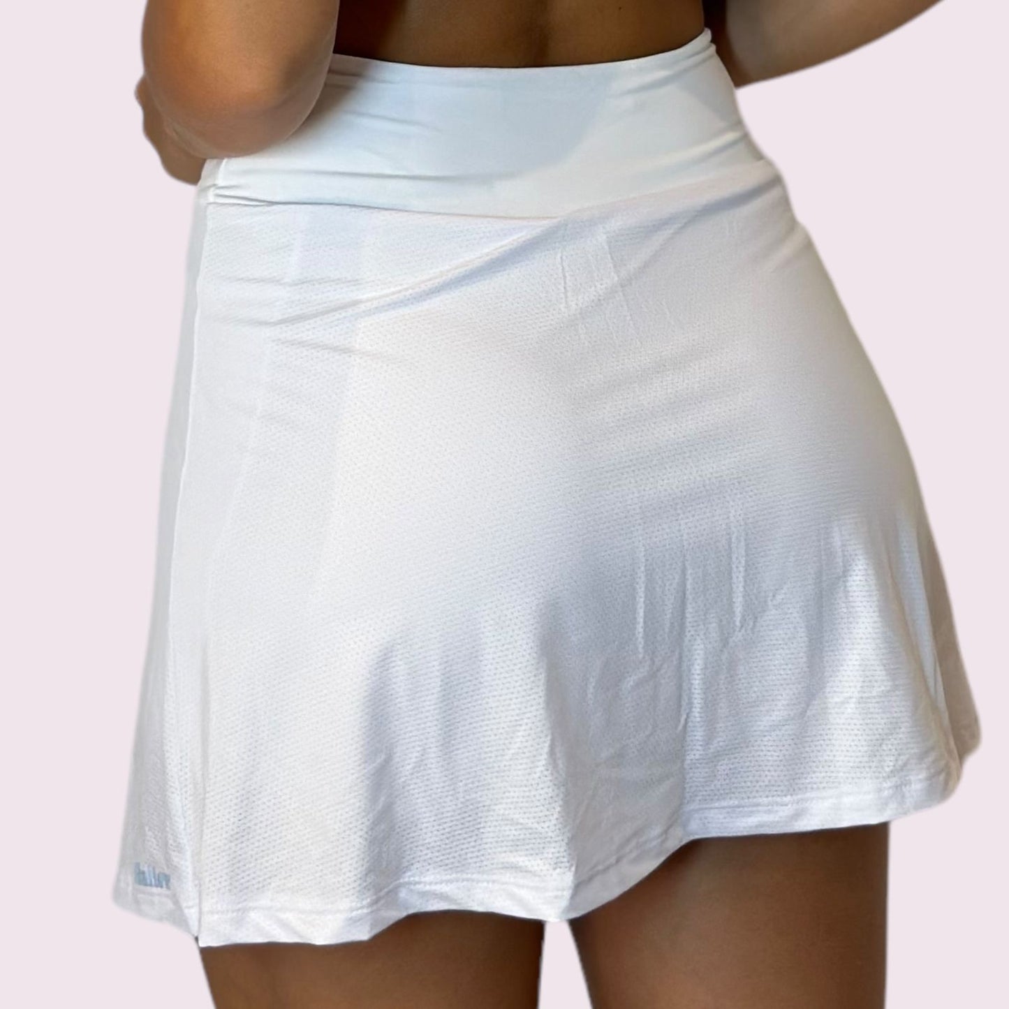 Shorts Saia Dani Dry Fit Branco