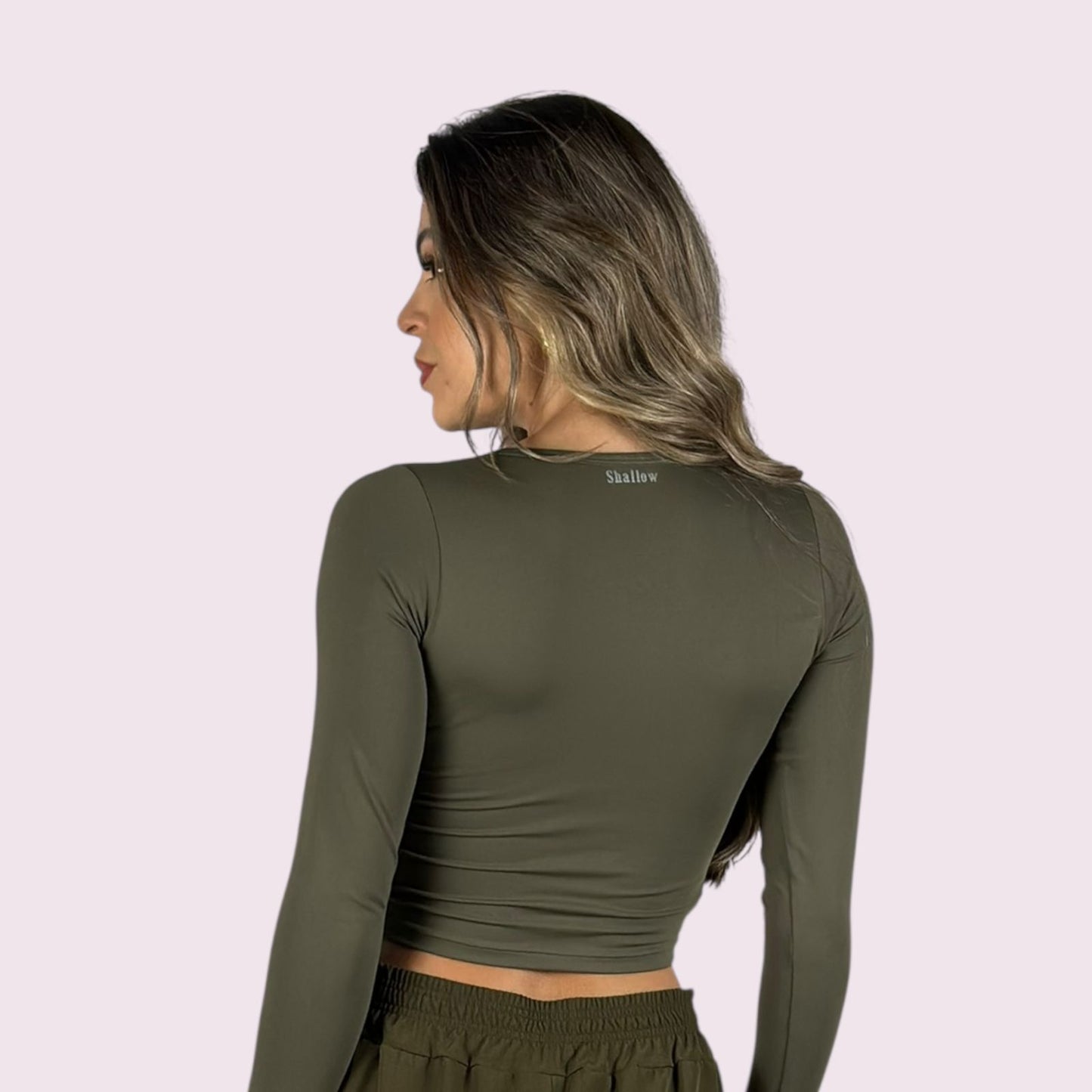 Cropped Mariana Verde Militar