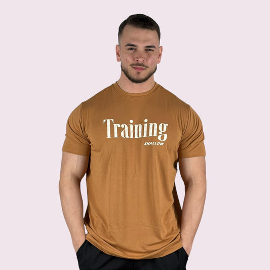Camiseta Manga Curta Training Shallow Terracota Unissex