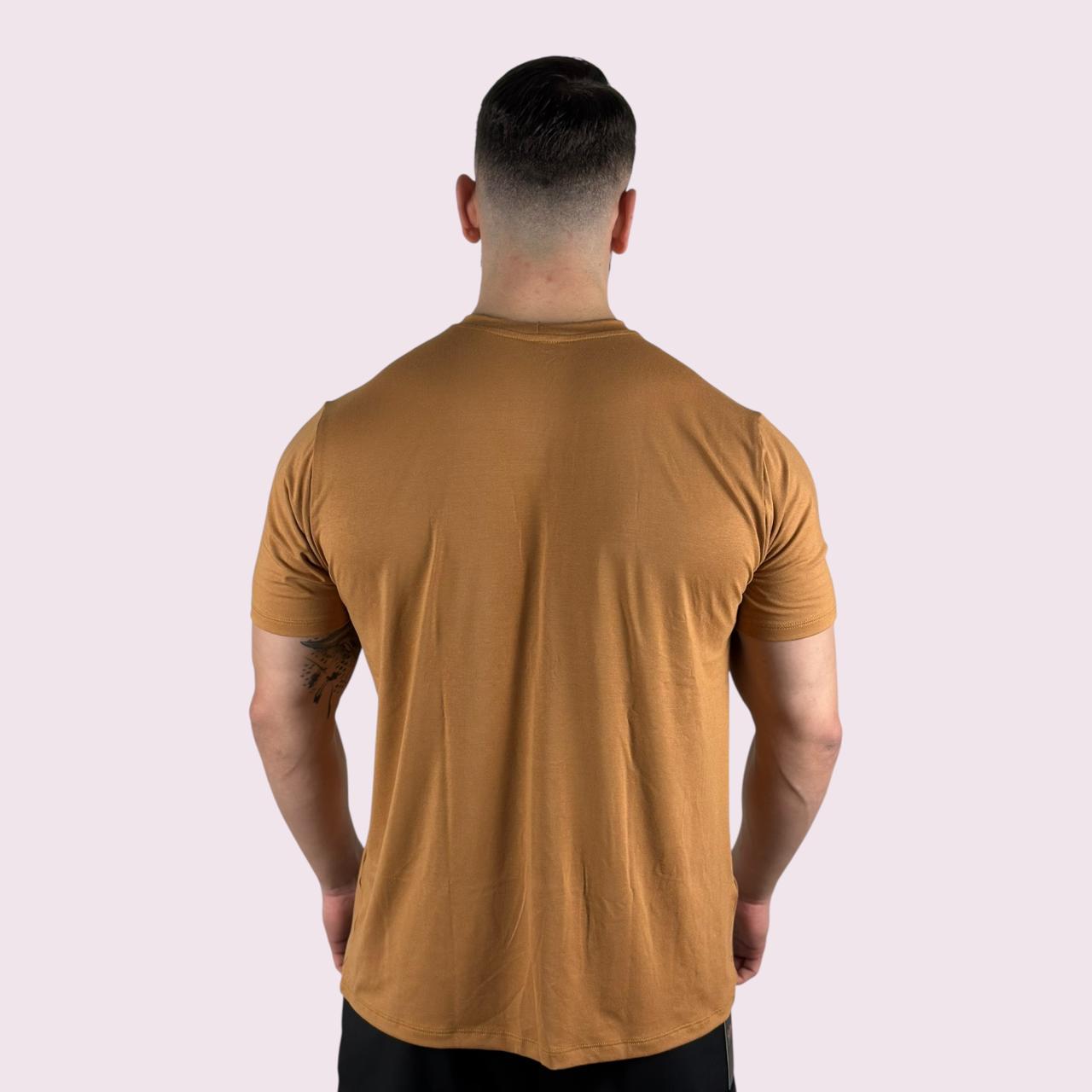 Camiseta Manga Curta Training Shallow Terracota Unissex