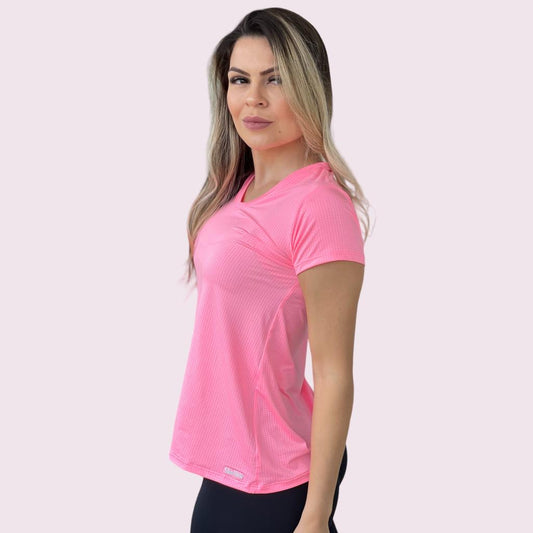 Camiseta Dry Fit Rosa