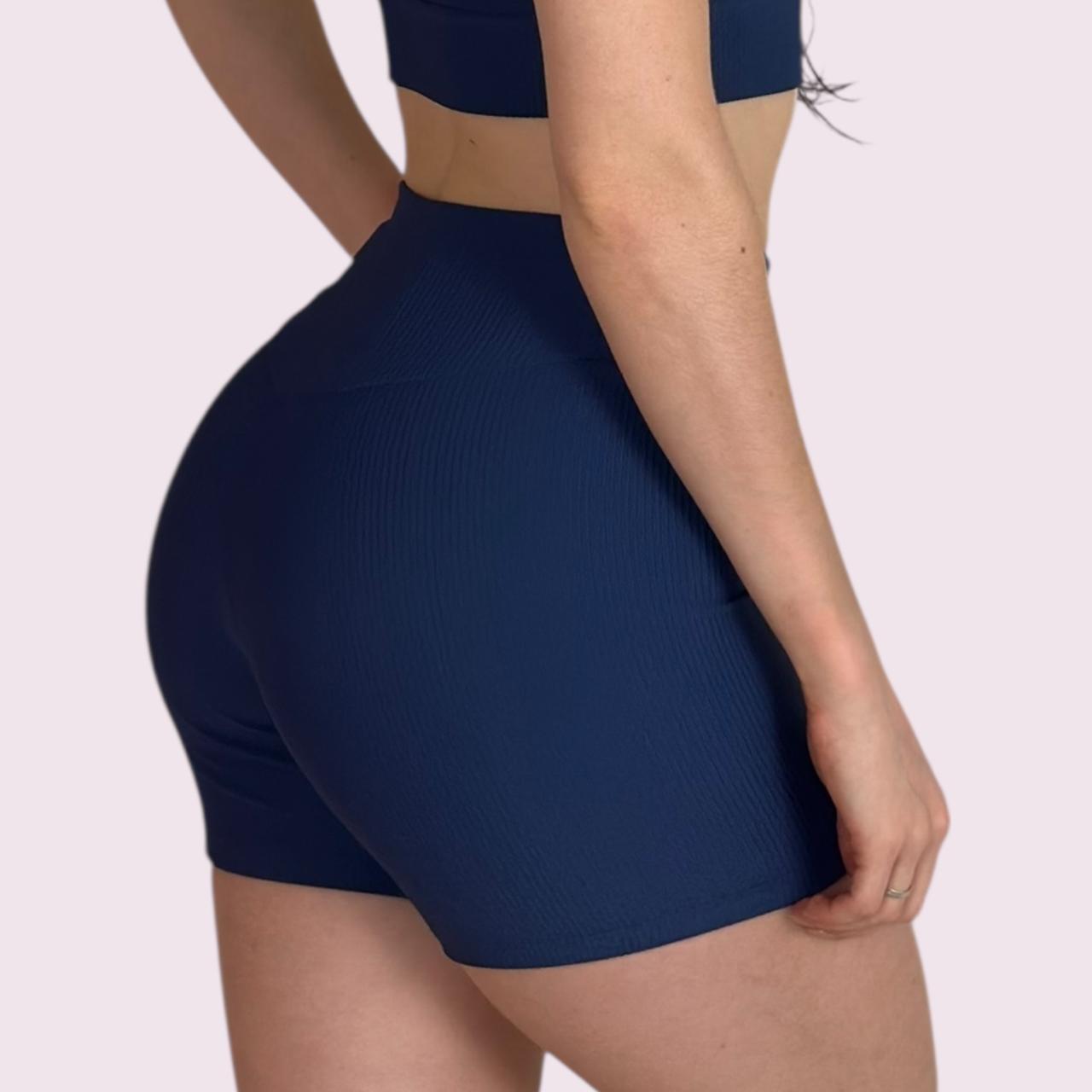 Shorts Cós V Cotelê Marinho