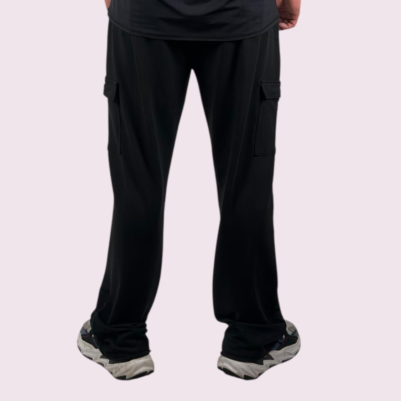 Calça Wide Moletom Preta