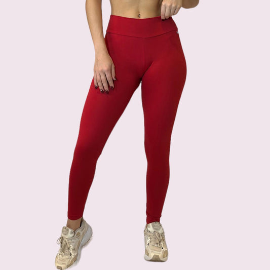 Legging Empina Bumbum Suplex Vermelho