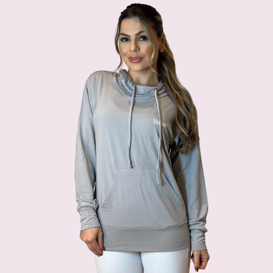 Moletom Longo Shallow Grafite Unissex