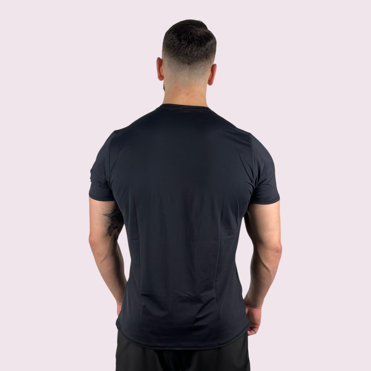 Camiseta Manga Curta Masculina Flow Preta