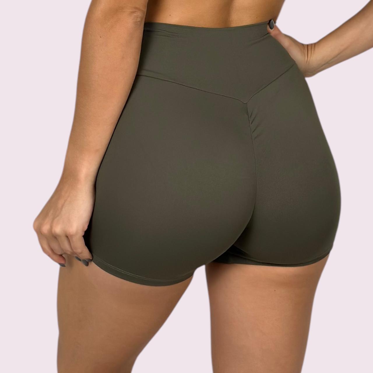 Shortinho Empina Bumbum Suplex Verde Militar