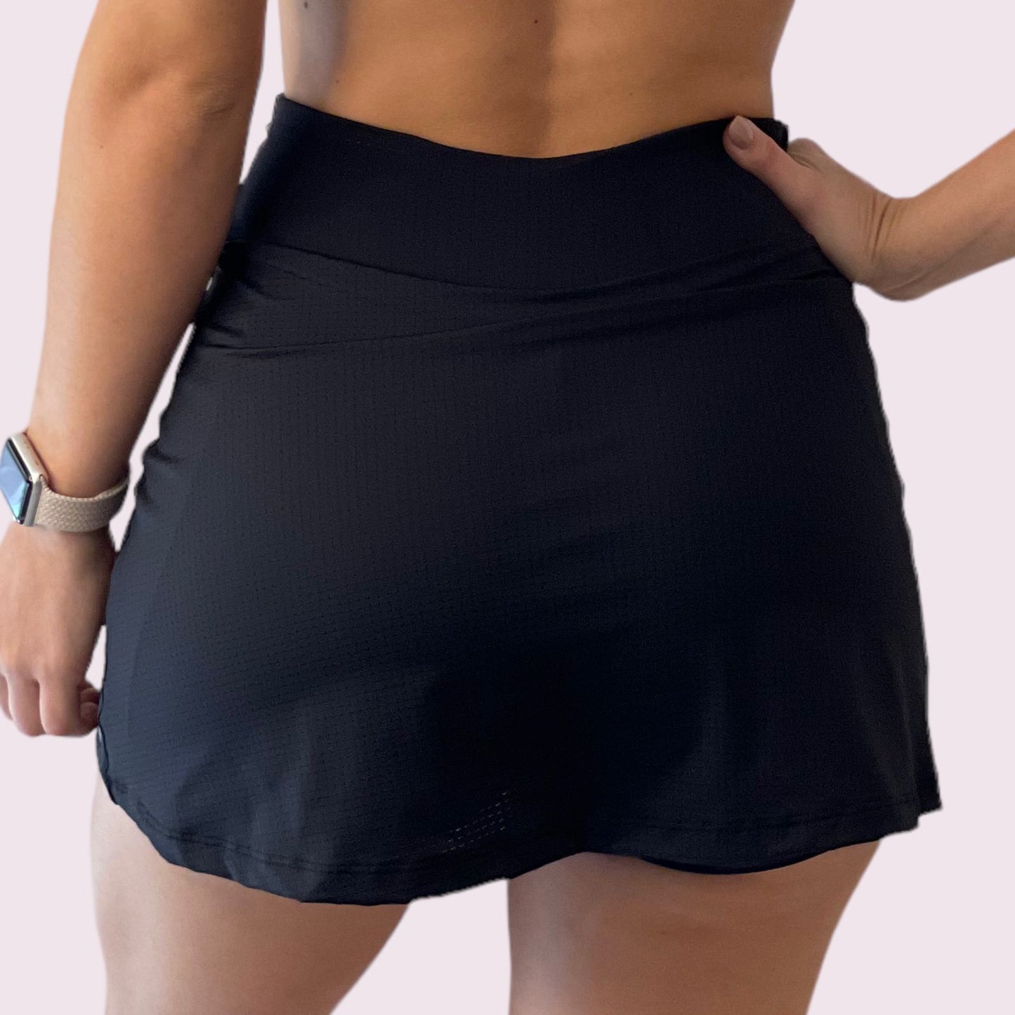 Shorts Saia Dani Dry Fit Preto