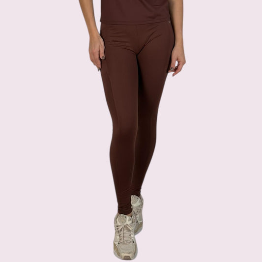 Legging com Bolso Suplex Coffee