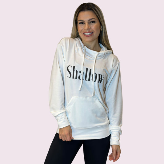 Moletom Longo Shallow Branco Unissex
