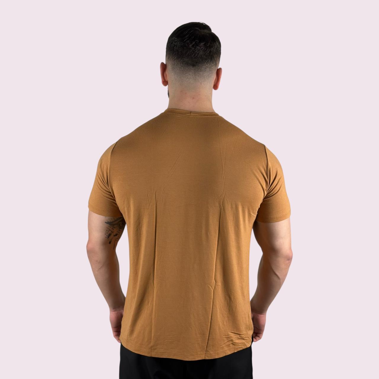 Camiseta Manga Curta Workout Shallow Terracota Unissex