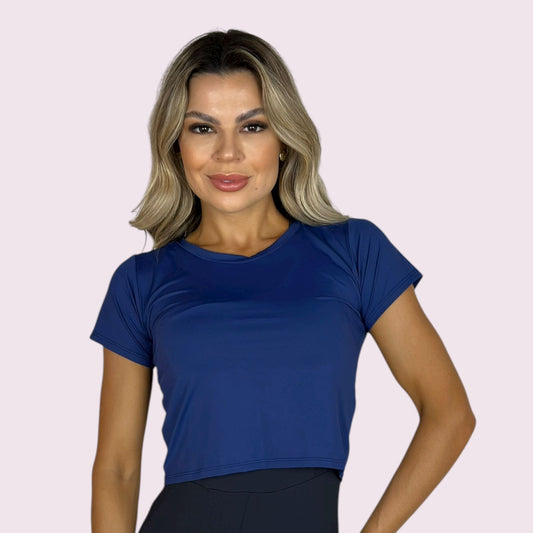 Cropped Dry Fit Marinho