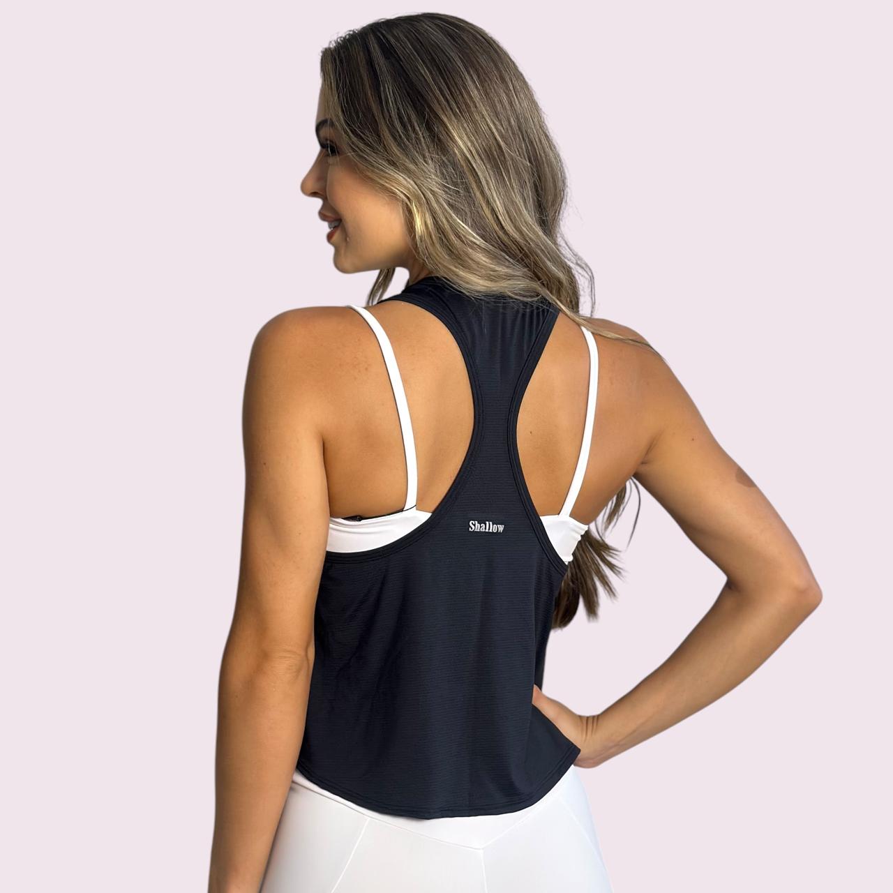 Regata Valentina Dry Fit Preto