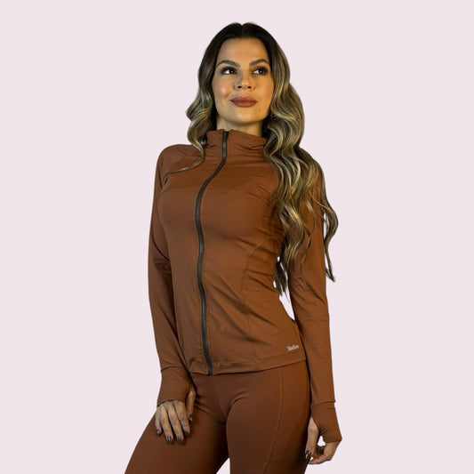 Casaco Slim Terracota