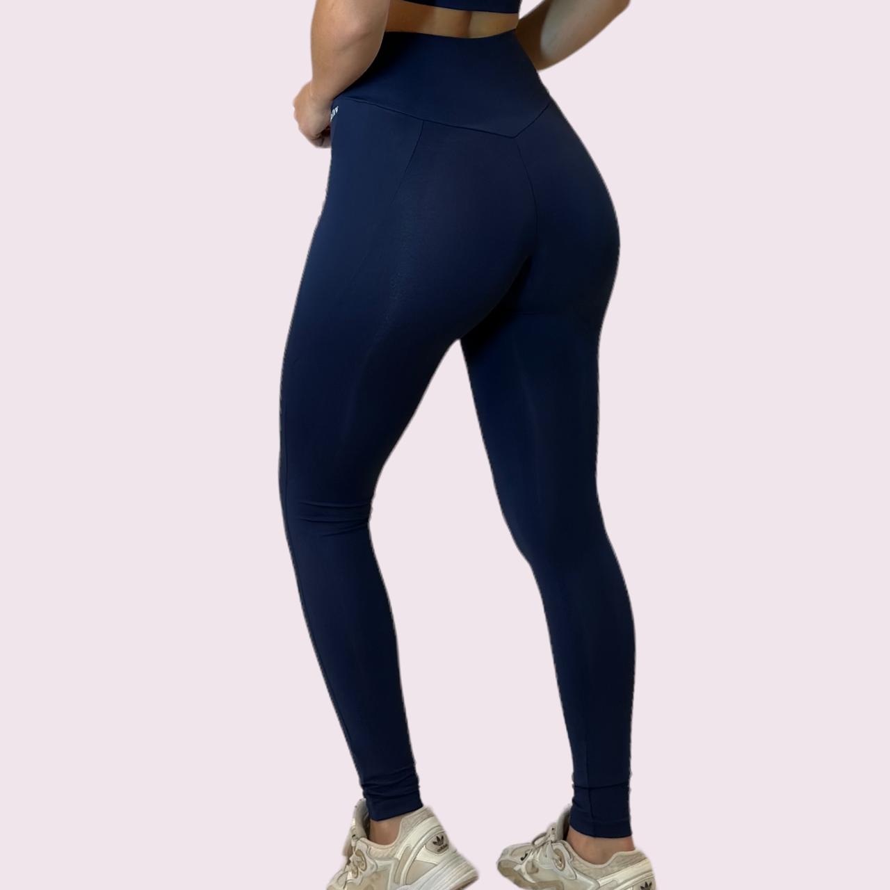 Legging Recortes Suplex Marinho