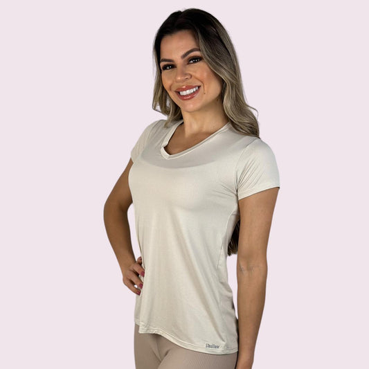 Camiseta Dry Fit Off White