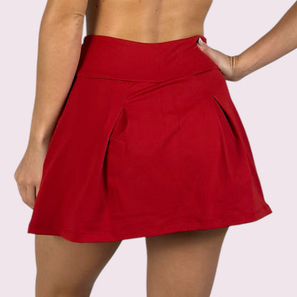 Shorts Saia Lela Suplex Vermelho