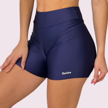 Shorts Cós V Metalizado Marinho