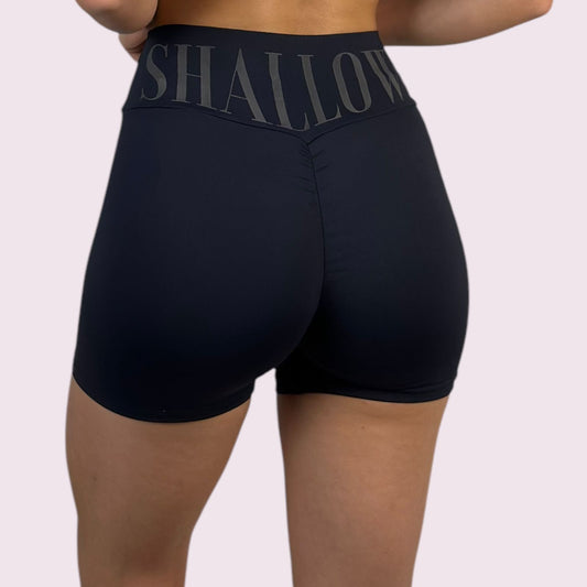 Shortinho Empina Bumbum Preto com Shallow Preto