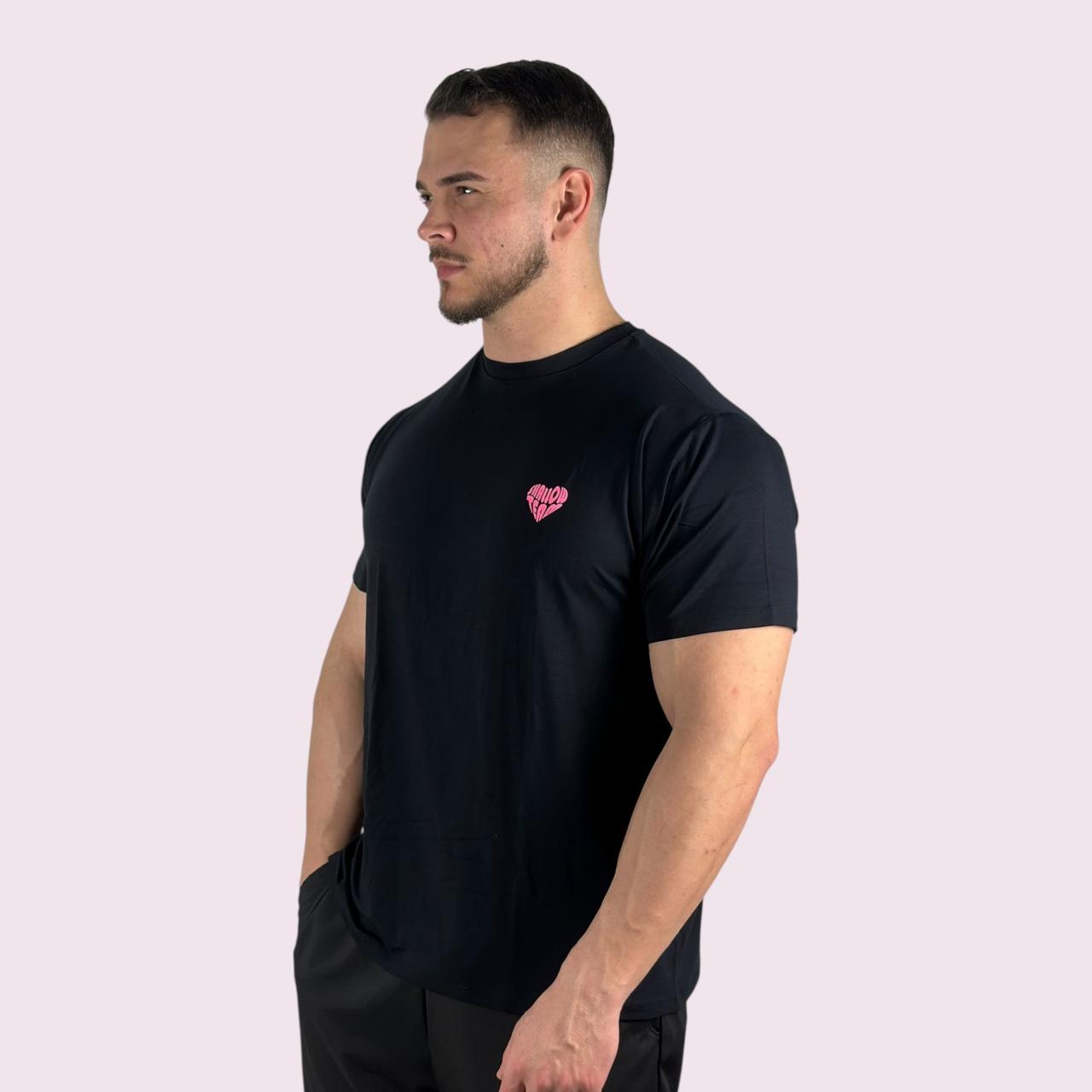 Camiseta Manga Curta Shallow Team Preta Unissex