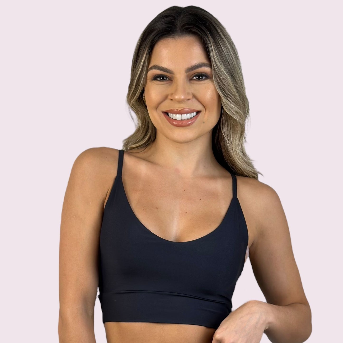 Top Cintia Suplex Preto