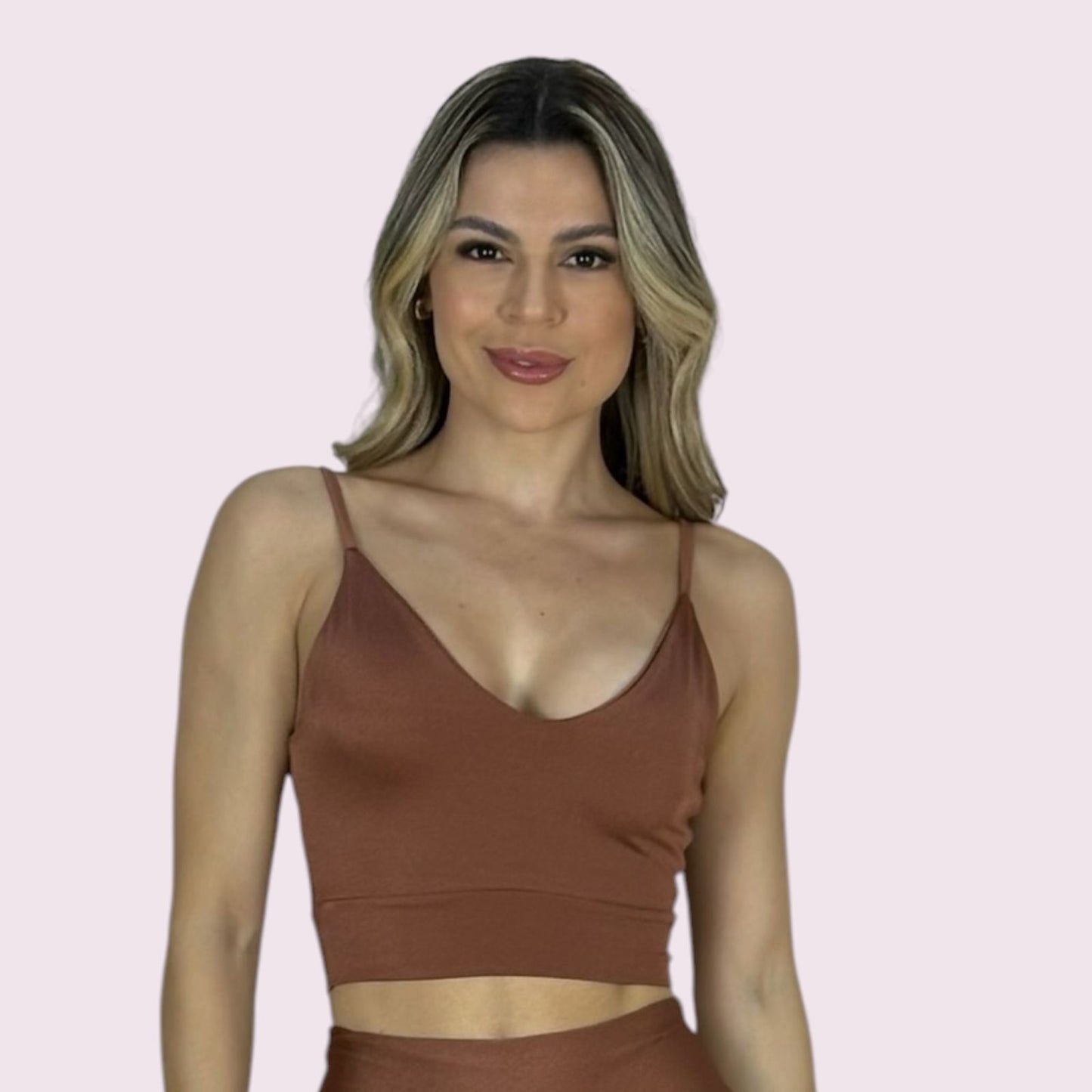 Top Cintia Metalizado Bronze