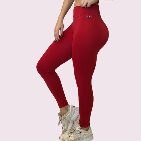 Legging Empina Bumbum Suplex Vermelho
