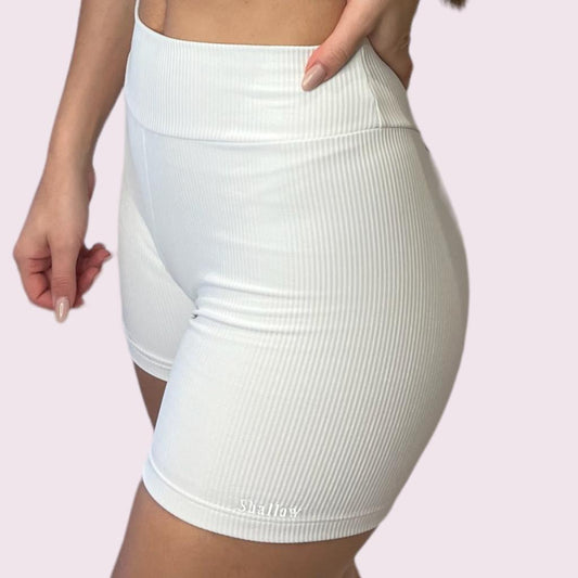 Shorts Cós V Cotelê Branco