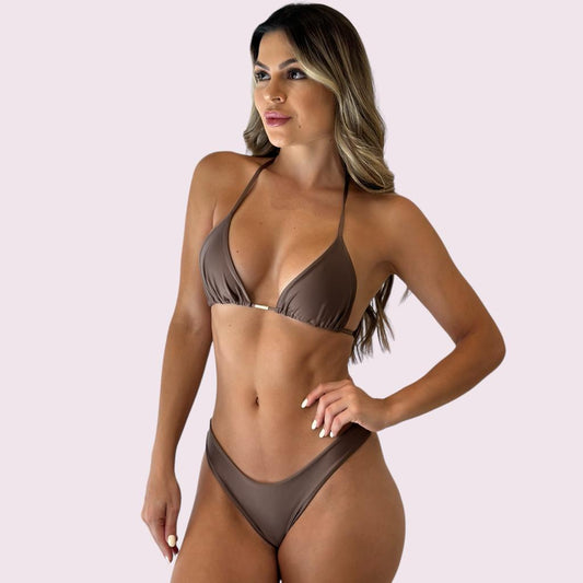 Biquíni Lusiana Marrom