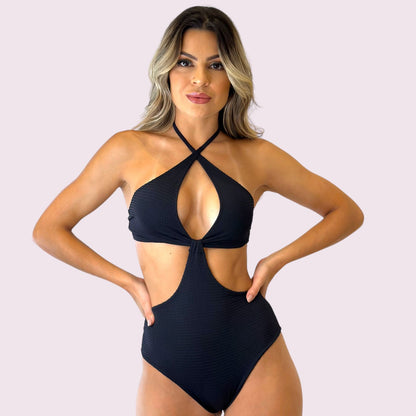 Maiô Tremiti Dots Preto