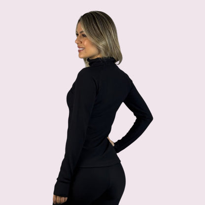Casaco Carol Cotele Preto