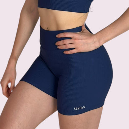 Shorts Cós V Cotelê Marinho