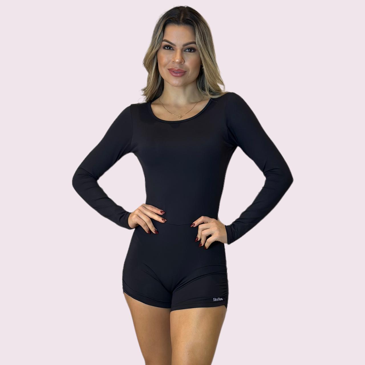 Macacão Maia Suplex Preto