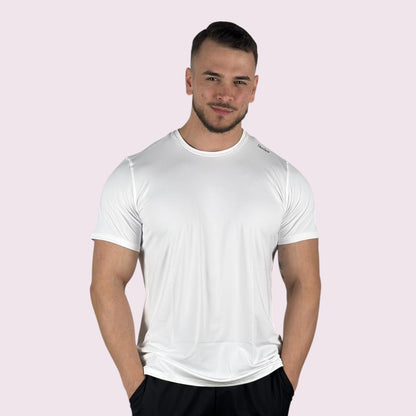 Camiseta Manga Curta Masculina Flow Branca