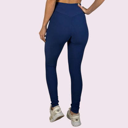Legging Kim Cotelê Marinho