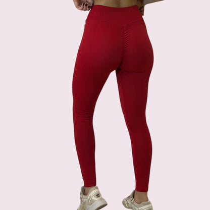 Legging Empina Bumbum Suplex Vermelho
