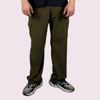 Calça Wide Verde Militar Unissex