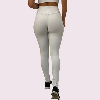 Legging Kim Cotelê Branco