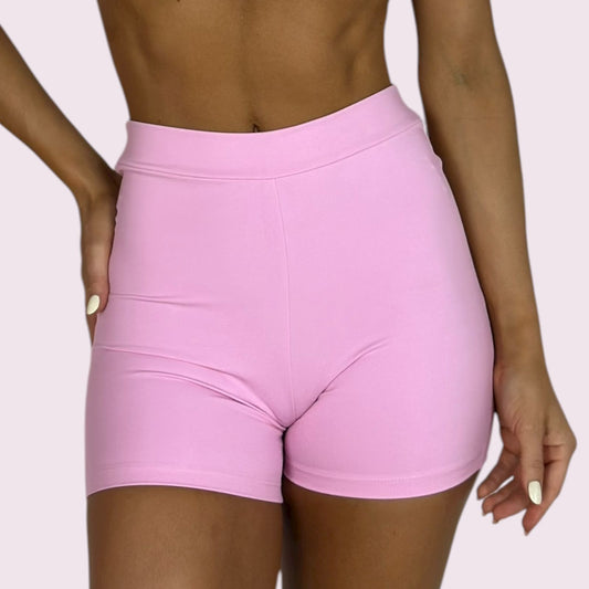 Shorts Elastic Suplex Rosa Candy