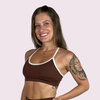 Top Lari Coffee com Off White