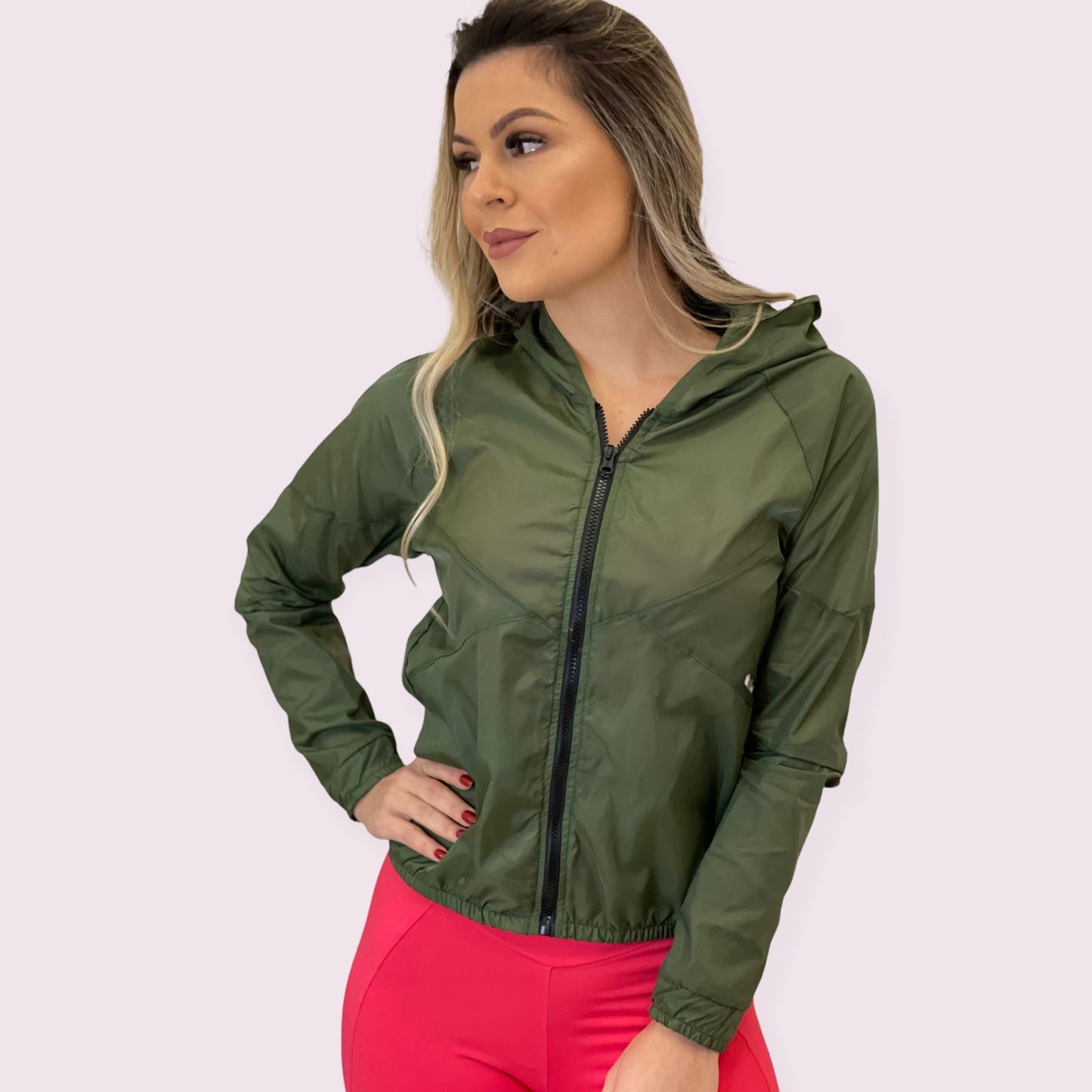 Corta Vento Verde Militar