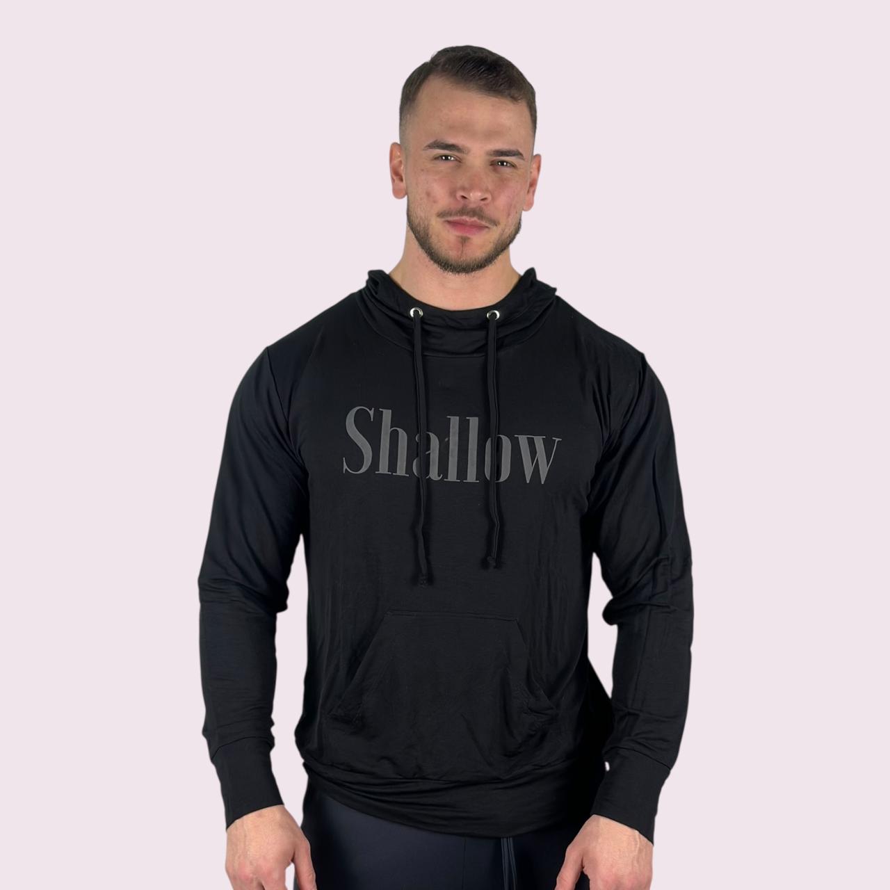 Moletom Longo Shallow Preto Unissex