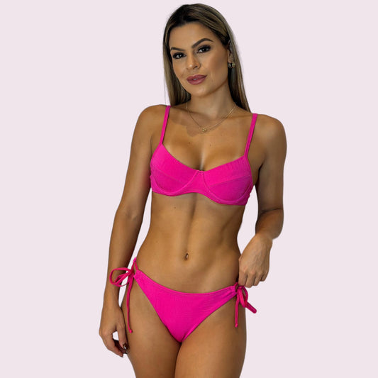 Biquíni Paola Jacquard Shallow Pink